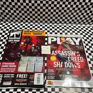 Warhammer White Dwarf and Play Magazine Bundle